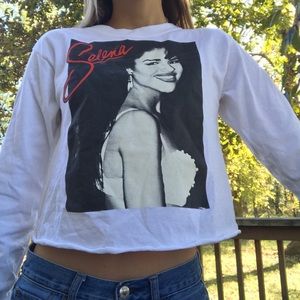 Selena long sleeve crop top